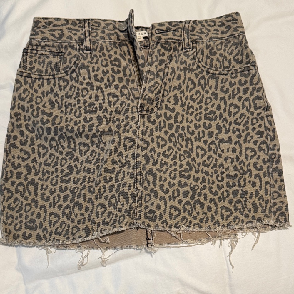Pacsun cheetah skirt
